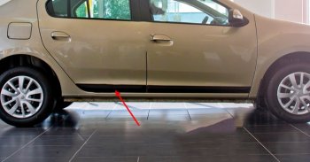 Молдинг двери RA (задний правый) Renault Logan 2 рестайлинг (2018-2025)