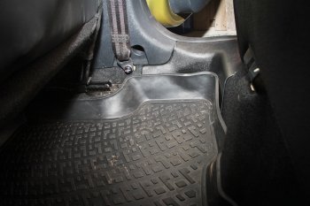 1 899 р. Накладки на ковролин АртФорм Renault Logan 2 дорестайлинг (2014-2018) (Задние)  с доставкой в г. Керчь. Увеличить фотографию 2