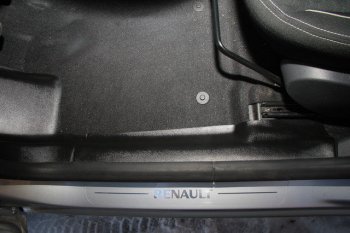 2 479 р. Накладки на ковролин дверного проема АртФорм Renault Logan 2 дорестайлинг (2014-2018) (Передние)  с доставкой в г. Керчь. Увеличить фотографию 9
