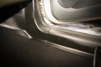 2 479 р. Накладки на ковролин дверного проема АртФорм Renault Logan 2 дорестайлинг (2014-2018) (Передние)  с доставкой в г. Керчь. Увеличить фотографию 11
