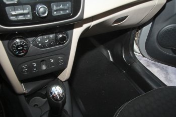 2 479 р. Накладки на ковролин дверного проема АртФорм Renault Logan 2 дорестайлинг (2014-2018) (Передние)  с доставкой в г. Керчь. Увеличить фотографию 12