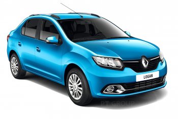 6 469 р. Рейлинги Petroil Tuning Комфорт Renault Logan 2 дорестайлинг (2014-2018) (Серебристый муар)  с доставкой в г. Керчь. Увеличить фотографию 3