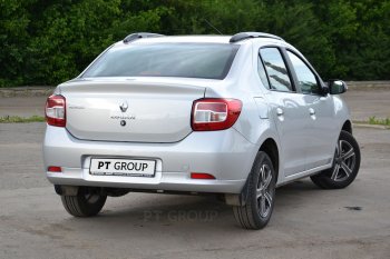6 469 р. Рейлинги Petroil Tuning Комфорт Renault Logan 2 дорестайлинг (2014-2018) (Серебристый муар)  с доставкой в г. Керчь. Увеличить фотографию 5