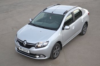 6 469 р. Рейлинги Petroil Tuning Комфорт Renault Logan 2 дорестайлинг (2014-2018) (Серебристый муар)  с доставкой в г. Керчь. Увеличить фотографию 6