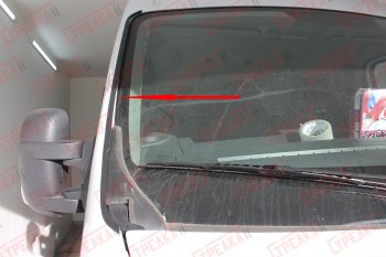 1 699 р. Водостоки (дефлектора) лобового стекла Стрелка 11  Renault Master  FV,JV (2014-2018) фургон 1-ый рестайлинг  с доставкой в г. Керчь. Увеличить фотографию 4