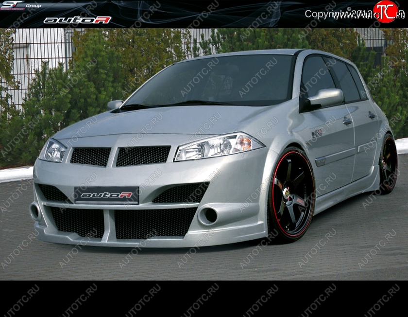 28 999 р. Передний бампер Auto-R Renault Megane седан  рестайлинг (2006-2009)  с доставкой в г. Керчь