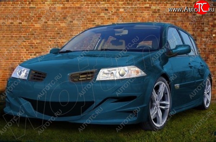 28 999 р. Передний бампер R1 Renault Megane седан  рестайлинг (2006-2009)  с доставкой в г. Керчь