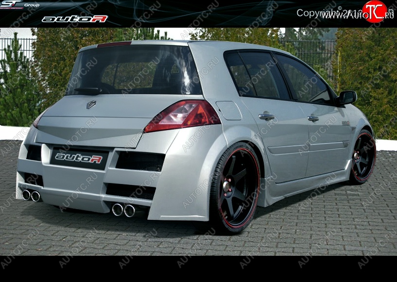 28 999 р. Задний бампер Auto-R Renault Megane седан  дорестайлинг (2002-2006)  с доставкой в г. Керчь