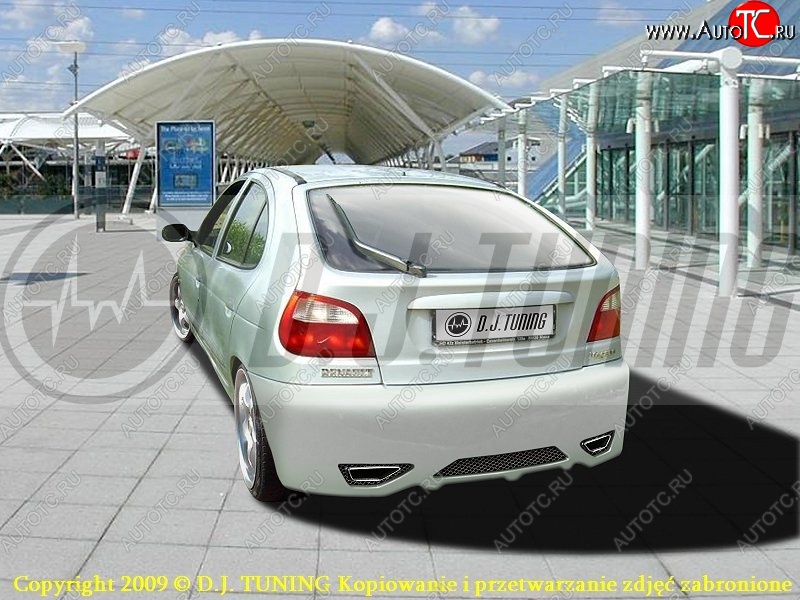 25 699 р. Задний бампер D.J. Renault Megane BA,LA хэтчбэк 5 дв. дорестайлинг (1995-1999)  с доставкой в г. Керчь