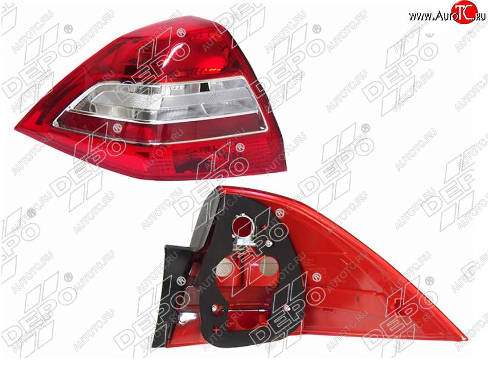 5 999 р. Левый фонарь задний DEPO  Renault Megane  седан (2006-2009)  рестайлинг  с доставкой в г. Керчь