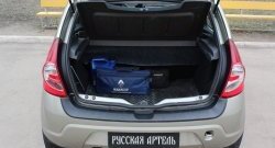 1 199 р. Защитная накладка на задний бампер RA  Renault Sandero  (BS) (2009-2014)  с доставкой в г. Керчь. Увеличить фотографию 2