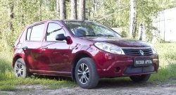 2 149 р. Защитная сетка решетки переднего бампера РА  Renault Sandero  (BS) (2009-2014)  с доставкой в г. Керчь. Увеличить фотографию 3