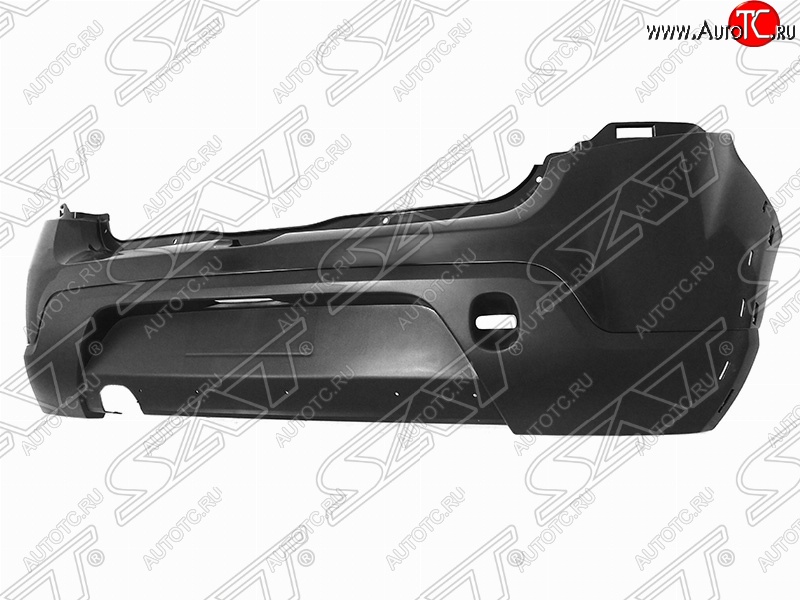 7 799 р. Задний бампер STEPWAY SAT  Renault Sandero Stepway  (BS) (2010-2014) (Неокрашенный)  с доставкой в г. Керчь