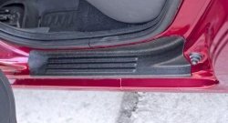 1 739 р. Накладки порожков салона RA  Renault Sandero  (BS) (2009-2014) (Комплект (передние+задние))  с доставкой в г. Керчь. Увеличить фотографию 5