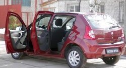 1 739 р. Накладки порожков салона RA  Renault Sandero  (BS) (2009-2014) (Комплект (передние+задние))  с доставкой в г. Керчь. Увеличить фотографию 6