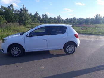 5 599 р. Спойлер INMAX Renault Sandero Stepway (B8) дорестайлинг (2014-2018) (неокрашенный)  с доставкой в г. Керчь. Увеличить фотографию 5