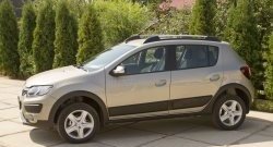 4 299 р. Молдинги дверей RA (комплект)  Renault Sandero  (B8) - Sandero Stepway  (B8) (Поверхность глянец (под окраску), Неокрашенные)  с доставкой в г. Керчь. Увеличить фотографию 4