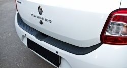 1 739 р. Накладка защитная на задний бампер RA  Renault Sandero  (B8) (2014-2018) дорестайлинг  с доставкой в г. Керчь. Увеличить фотографию 4