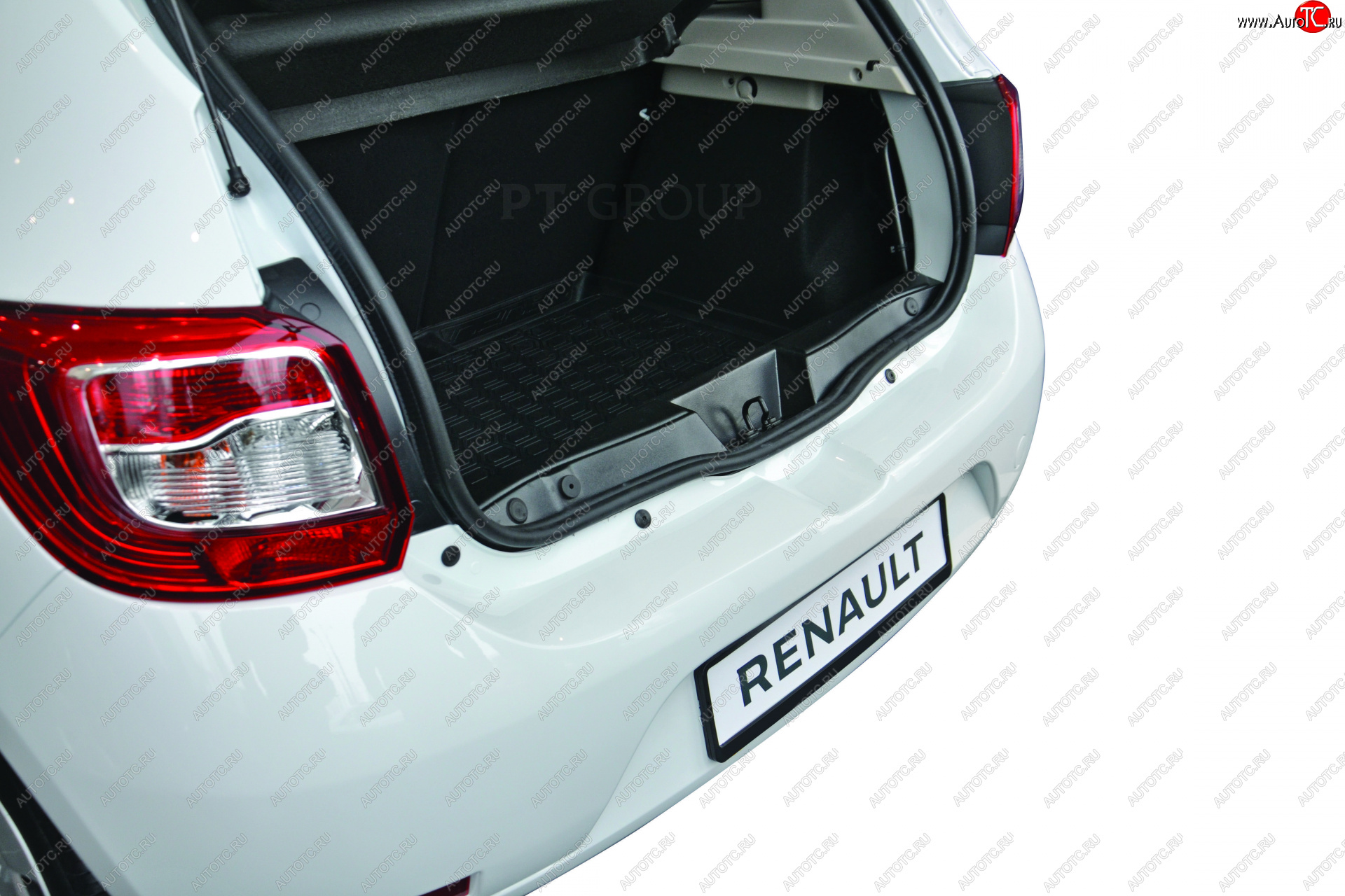 1 189 р. Накладки в проем багажника Petroil Tuning  Renault Sandero  (B8) (2014-2025) дорестайлинг, рестайлинг  с доставкой в г. Керчь