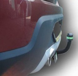 24 999 р. Фаркоп (Stepway) Лидер Плюс  Renault Sandero Stepway  (BS) (2010-2014) (Без электропакета)  с доставкой в г. Керчь. Увеличить фотографию 2