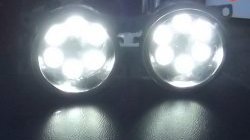 1 899 р. Разработка и создание уникальных дневных ходовых огней LED АвтоТК KIA Optima 2 MG седан (2005-2010) (4 LED/модуль, Цвет свечения: холодный белый, Выключение ДХО при габаритах, Взамен ПТФ)  с доставкой в г. Керчь. Увеличить фотографию 10