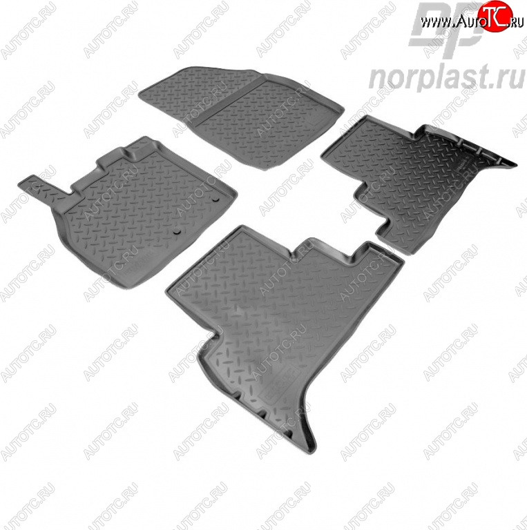 2 399 р. Комплект ковриков в салон Norplast Renault Scenic 3 (2009-2012)  с доставкой в г. Керчь