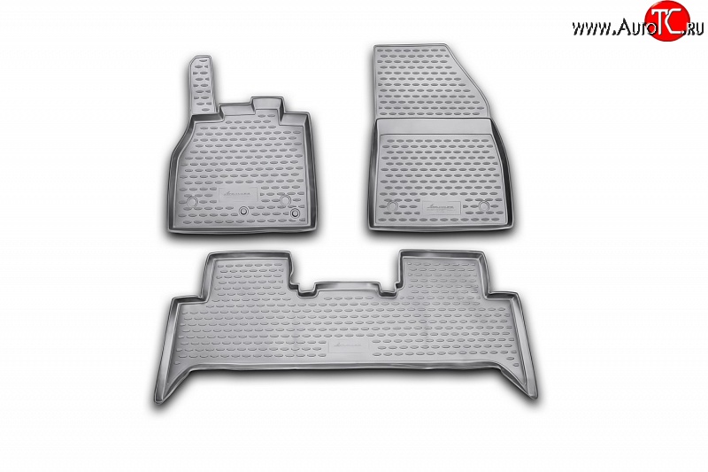 2 599 р. Коврики в салон Element 3 шт. (полиуретан) Renault Scenic 3 (2009-2012)  с доставкой в г. Керчь