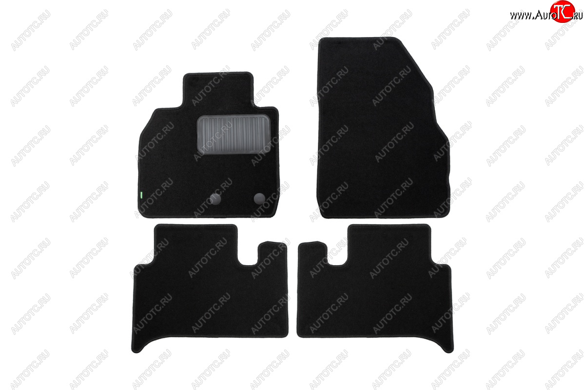 6 949 р. Текстильные коврики салона Klever Standart АКПП Renault Scenic 2 (2003-2009)  с доставкой в г. Керчь