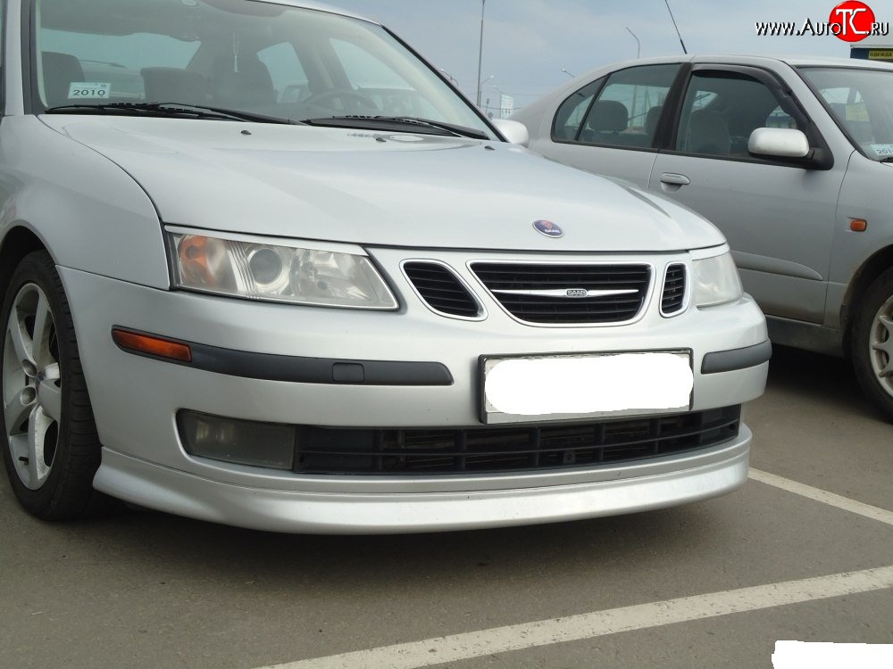 7 299 р. Накладка Sport на передний бампер SAAB 9-3 YS3F седан дорестайлинг (2003-2007)  с доставкой в г. Керчь