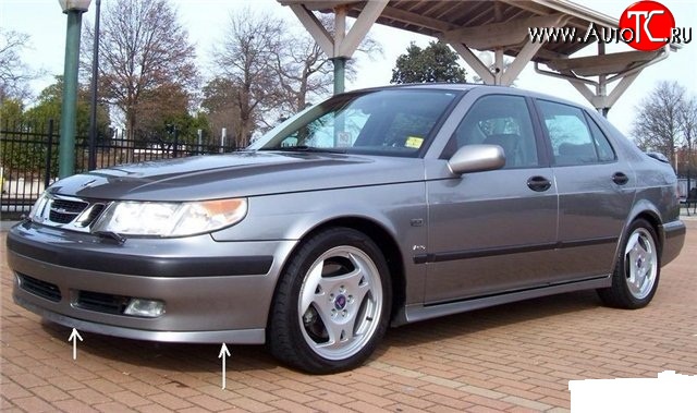 7 099 р. Накладка Sport на передний бампер SAAB 9-5 YS3E cедан дорестайлинг (1997-2001)  с доставкой в г. Керчь