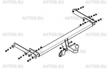 7 699 р. Фаркоп (условно-съемный шар) AvtoS Seat Ateca 5FP (2016-2025)  с доставкой в г. Керчь. Увеличить фотографию 3