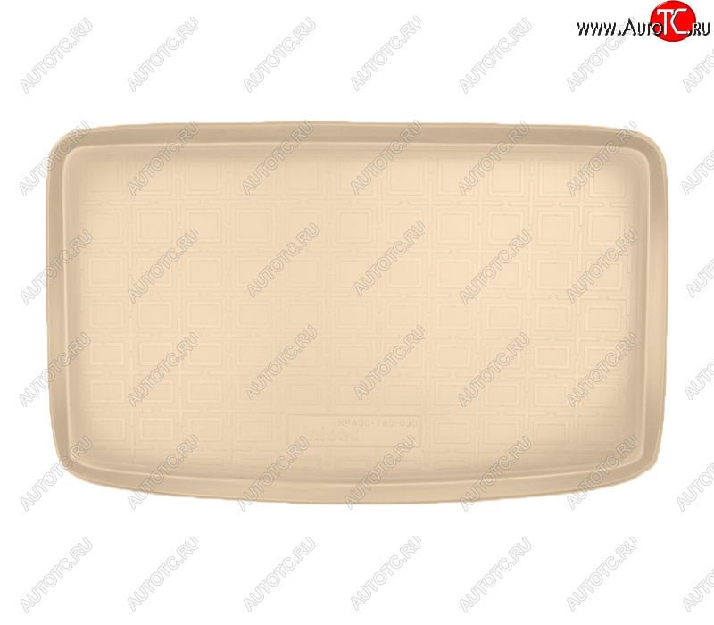 1 209 р. Коврик багажника Norplast Unidec  Seat Alhambra  7N (2010-2020) дорестайлинг, рестайлинг (Цвет: бежевый)  с доставкой в г. Керчь