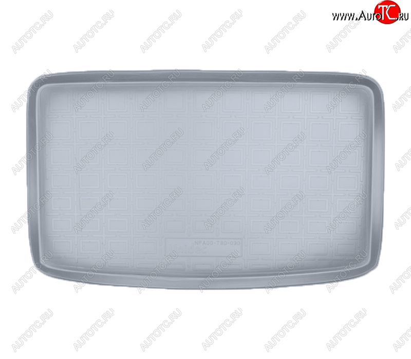 1 209 р. Коврик багажника Norplast Unidec  Seat Alhambra  7N (2010-2020) дорестайлинг, рестайлинг (Цвет: серый)  с доставкой в г. Керчь