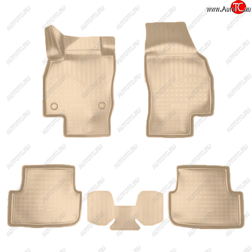 2 189 р. Коврики салона Norplast  Seat Arona (2017-2025) (Цвет: бежевый)  с доставкой в г. Керчь