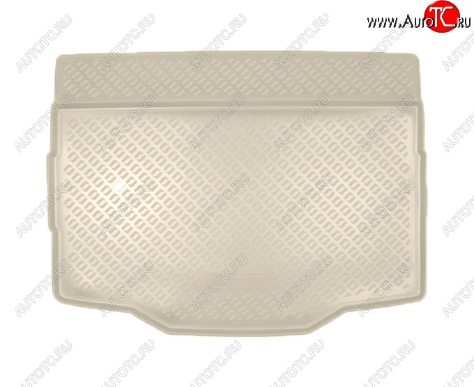 2 079 р. Коврик в багажник Norplast (на нижнюю полку)  Seat Arona (2017-2025) (Бежевый)  с доставкой в г. Керчь