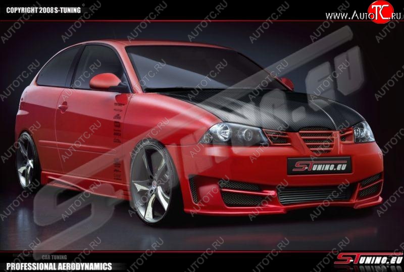 15 599 р. Пороги накладки ST Seat Ibiza 6L хэтчбэк 3 дв. дорестайлинг (2002-2006)  с доставкой в г. Керчь