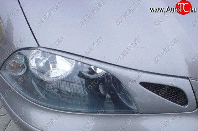 1 649 р. Реснички на фары CT Seat Ibiza 6L хэтчбэк 3 дв. дорестайлинг (2002-2006) (Неокрашенные)  с доставкой в г. Керчь