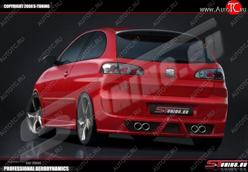 28 999 р. Задний бампер ST Seat Ibiza 6L хэтчбэк 3 дв. дорестайлинг (2002-2006)  с доставкой в г. Керчь