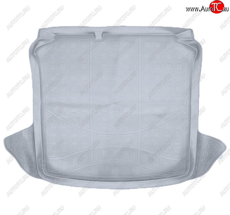 2 079 р. Коврик багажника Norplast Unidec  Seat Ibiza ( 6J хэтчбэк 5 дв.,  6J,6P хэтчбэк 5 дв.) (2008-2016) доресталийнг,  рестайлинг (Цвет: серый)  с доставкой в г. Керчь