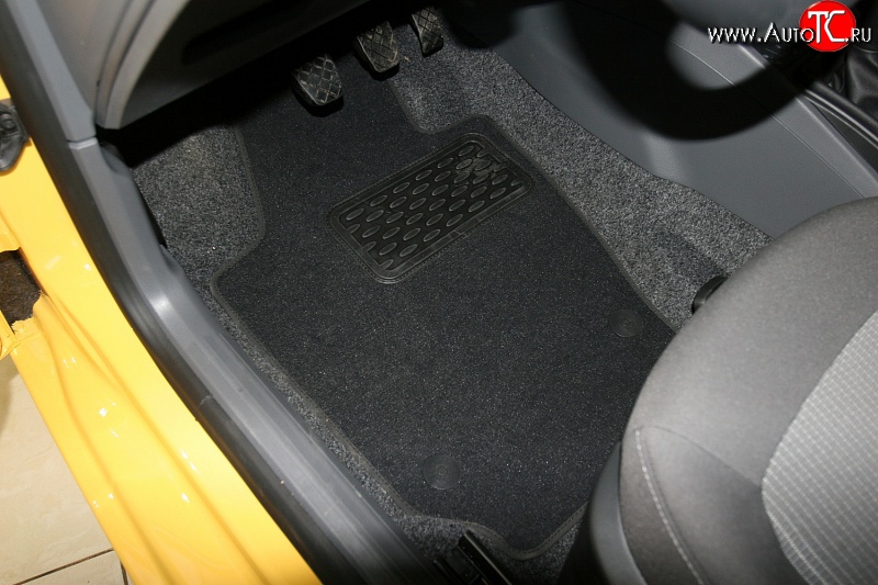 494 р. Коврик в салони Element 5 шт. (текстиль) Seat Ibiza 6J хэтчбэк 5 дв. доресталийнг (2008-2012)  с доставкой в г. Керчь