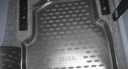 2 499 р. Коврики в салон Element 4 шт. (полиуретан) Seat Ibiza 6J хэтчбэк 5 дв. доресталийнг (2008-2012)  с доставкой в г. Керчь. Увеличить фотографию 4