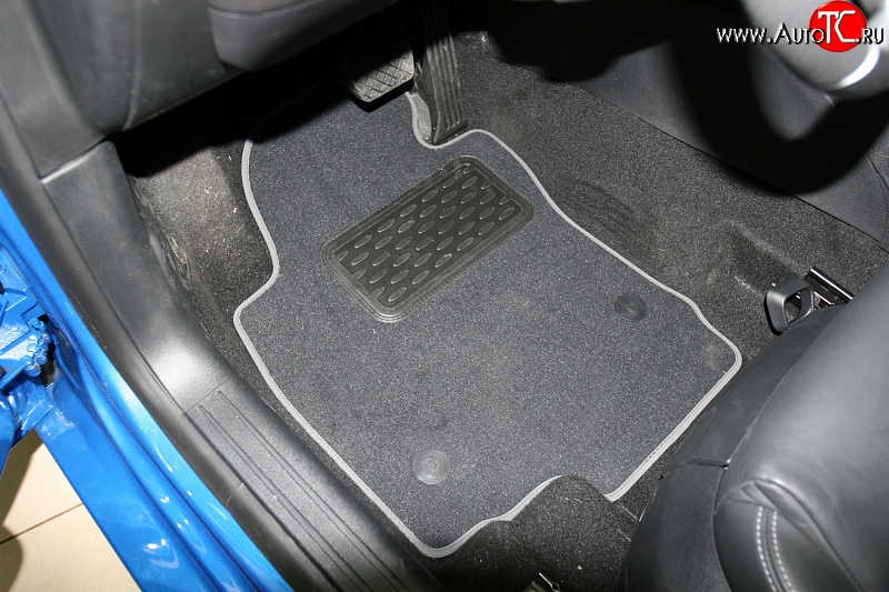 3 179 р. Коврик в салони Element 5 шт. (текстиль) (АКПП) Seat Leon 1P хэтчбэк 5 дв. дорестайлинг (2005-2009)  с доставкой в г. Керчь