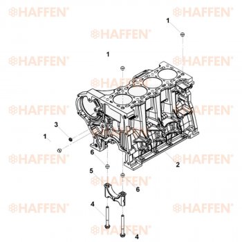 93 999 р. Блок цилиндров ISF 2.8 HAFFEN Foton Aumark (BJ11) (2010-2025)  с доставкой в г. Керчь. Увеличить фотографию 11