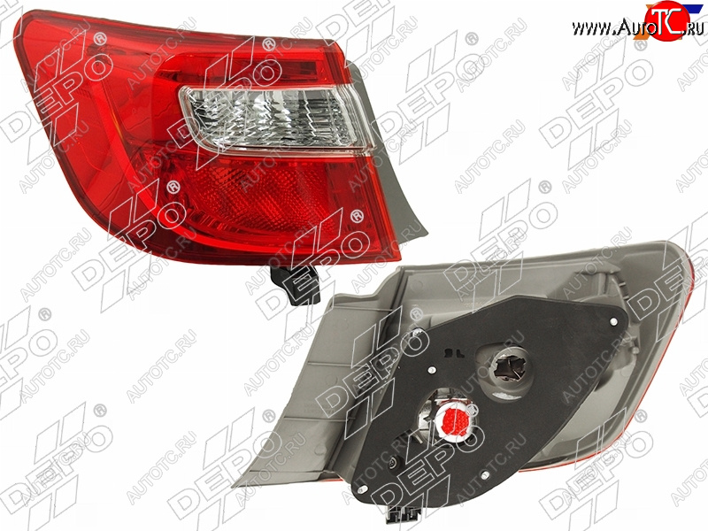 6 999 р. Левый фонарь задний DEPO Toyota Camry XV50 дорестайлинг (2011-2014)  с доставкой в г. Керчь