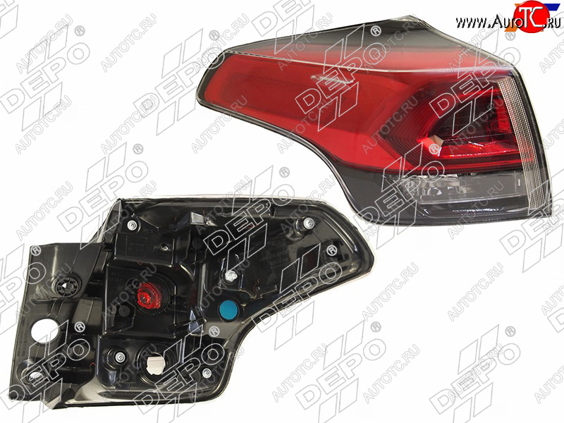 11 299 р. Левый фонарь задний (LED) DEPO  Toyota RAV4  XA40 (2015-2019) 5 дв. рестайлинг  с доставкой в г. Керчь