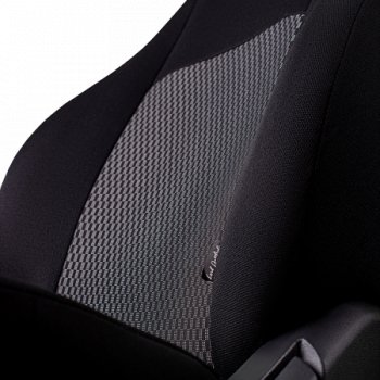 6 899 р. Чехлы сидений Lord Autofashion Дублин (жаккард, 60/40, раздельная спинка, подлокотник, 3Г-образ. подголовника) Hyundai Tucson JM (2004-2010) (Чёрный, прямоугольник чёрный)  с доставкой в г. Керчь. Увеличить фотографию 2