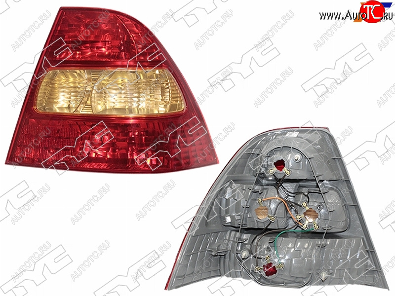 5 349 р. Правый фонарь задний TYC Toyota Corolla E120 седан дорестайлинг (2000-2004)  с доставкой в г. Керчь