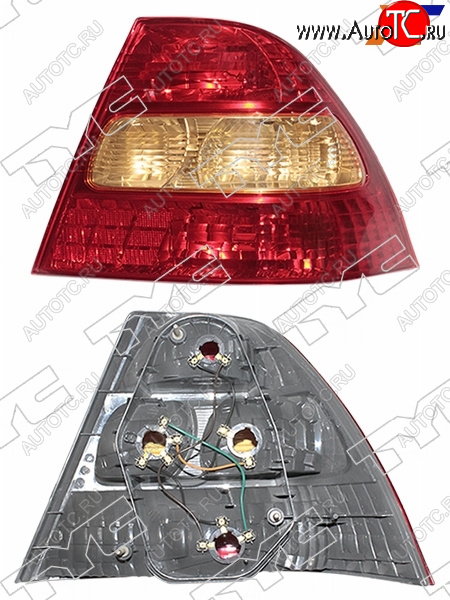 5 349 р. Левый фонарь задний TYC  Toyota Corolla  E120 (2000-2004) седан дорестайлинг  с доставкой в г. Керчь