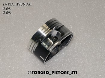 16 999 р. Поршни (1,6 G4FC, G4FG) СТИ  Hyundai Elantra  HD (2006-2011), Hyundai i20  PB (2008-2015), Hyundai I30  FD (2007-2012), KIA Ceed  1 ED (2006-2012), KIA Cerato  2 TD (2008-2013), KIA Cerato Koup  1 TD (2008-2013), KIA Rio  3 QB (2011-2017) (диаметр поршня: 77.25 мм)  с доставкой в г. Керчь. Увеличить фотографию 2