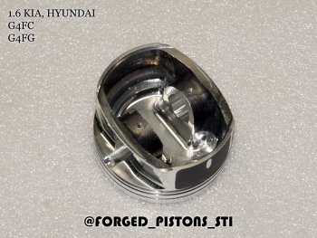 16 999 р. Поршни (1,6 G4FC, G4FG) СТИ  Hyundai Elantra  HD (2006-2011), Hyundai i20  PB (2008-2015), Hyundai I30  FD (2007-2012), KIA Ceed  1 ED (2006-2012), KIA Cerato  2 TD (2008-2013), KIA Cerato Koup  1 TD (2008-2013), KIA Rio  3 QB (2011-2017) (диаметр поршня: 77.25 мм)  с доставкой в г. Керчь. Увеличить фотографию 4